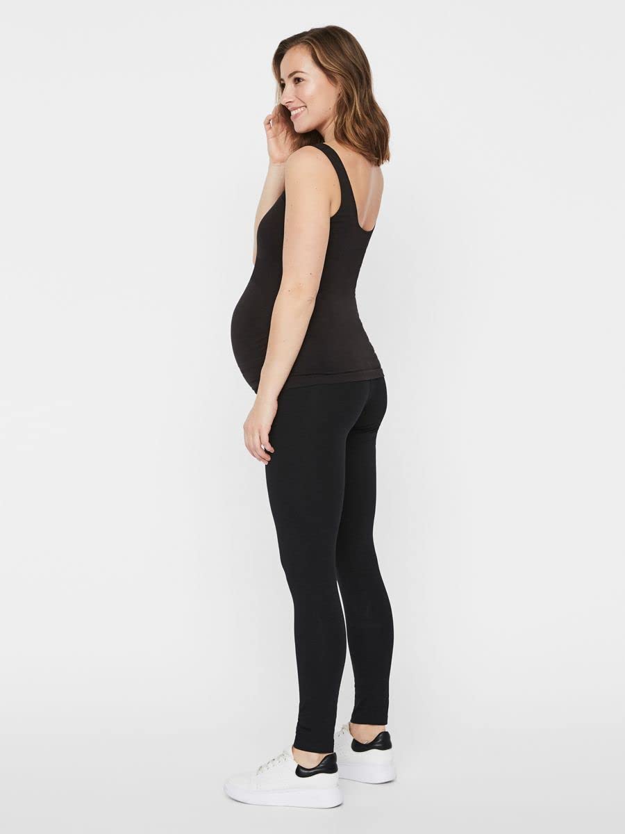 MAMALICIOUS Mllea Org Long Legging 2pack A. O. Noos - Legginsy ciążowe Kobiety