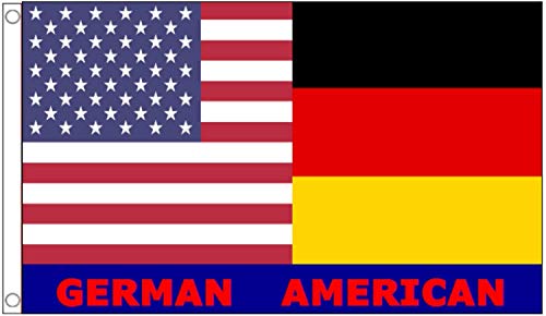 USA German Germany America American friendship Flag 3'x5' House Banner Grommets Double Stitched Fade Resistant Premium Quality