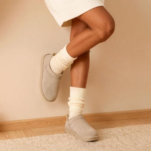 Women's Genuine Suede Slip On Slipper - image 2