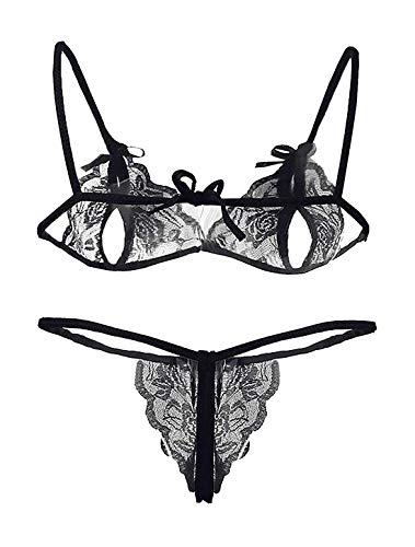 Xs and Os Combo Offer! Women Babydoll Nightwear Lace Bra Panty Lingerie Set - Image 4
