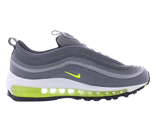 Nike Air Max 97 Boys Shoes Size 5, Color: Smoke Grey/Volt-White-Black3