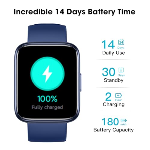 Tykoit TW2 Smart Watch, Fitness Tracker Watch With 45 Mm Touchscreen, Heart Rate Monitor, Blood Oxygen, Sleep Tracking Fitness Watch Ip68 Waterproof Smartwatch thumb #5