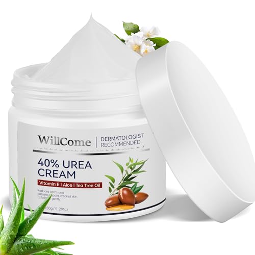 Urea Cream 40 Percent for Feet Maximum Strength Plus Salicylic Acid 2%,Foot Cream for Dry Cracked Heels Feet Hands, Foot Callus Remover Gel,Urea Foot Repair Lotion,Health Care for Women&Men,150g