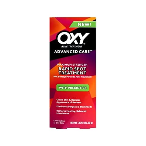 Oxy Acne Treatment Advanced Care Maximum Strength Rapid Spot Treatment, 1.15 Oz. Cover