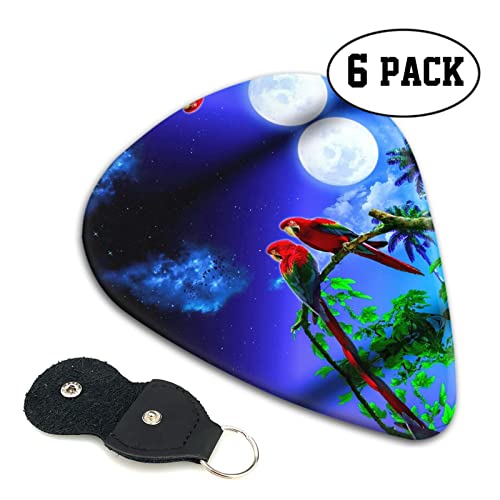 Parrot Lot de 6 médiators pour guitare acoustique, guitare électrique, basse, ukulélé – fins, moyens et épais. - Les Beatles, Paul McCartney, John Lennon, RIngo Starr, George Harrison Parrot Lot de 6 médiators pour guitare acoustique, guitare électrique, basse, ukulélé – fins, moyens et épais. – Image 3