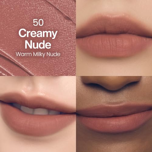 Image of Peripera Ink The Velvet Lip Tint | Highly Pigmented, Longwear & Weightless Lip Tint | Smudge-Proof, Buildable Color for Lips & Cheeks | K-Beauty Makeup, Safe for Sensitive Lips (050 CREAMY NUDE)