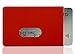 Produktbild OPTEXX® RFID-Schutzhülle TÜV geprüft & zertifiziert Fred Rot für Kreditkarte | EC-Karte | Personal-Ausweis aus Hart-Plastik-Hülle sicheres Blocking von Funk Chips (Rot 1x)