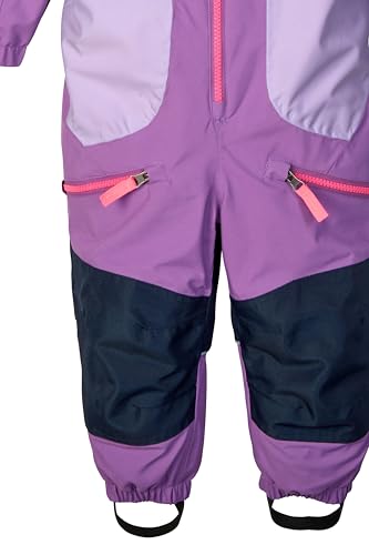 first instinct by killtec Kinder Funktionsoverall/Matschanzug mit Kapuze 42909-000, helllila, 122-128, 42909-000