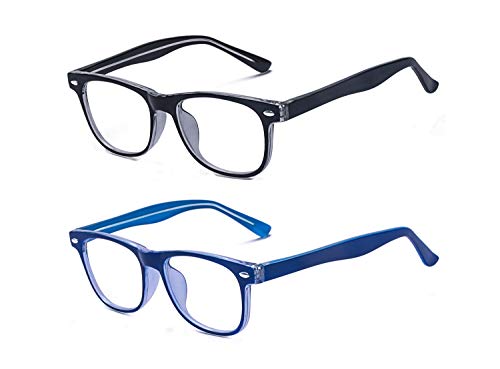 Outray 2 Pack Kids Computer Blue Light Blocking Glasses for Boys...