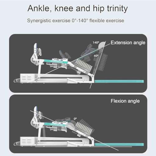 Entrenador de Rehabilitación de Rodilla CPM Ajustable 0-140° miniatura 4