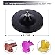 Hismith fickmaschine Aufsatz,4,5 Saugnapf-Adapter mit KlicLok-System, aktualisierter Universal-Dildo-Halter (Schwarz, 4,5 Zoll)