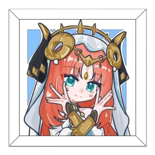 Zhongkaihua 5D Anime Diamond Art Painting für Erwachsene, Zhongli/Yae...