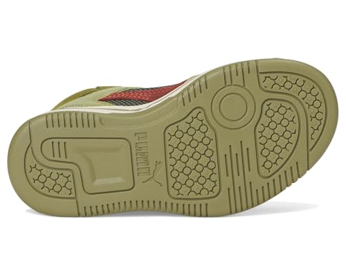 PUMA Unisex-Child Rebound Layup Mid Jurassic World Hook and Loop Shoes Sneaker3