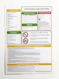 Obligatorische Anzeige für alle Unternehmen ab dem ersten Arbeitnehmer. Alle erforderlichen Informationen auf einem Schild im Hochformat – Anzeige im A4-Format laminiert, Matt.