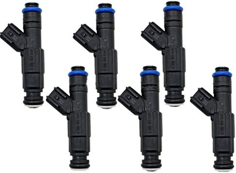 6Pcs NEW Fuel Injectors 0280158020 For Jeep Liberty Dodge Dakota Mitsubishi 3.7 53032701AA