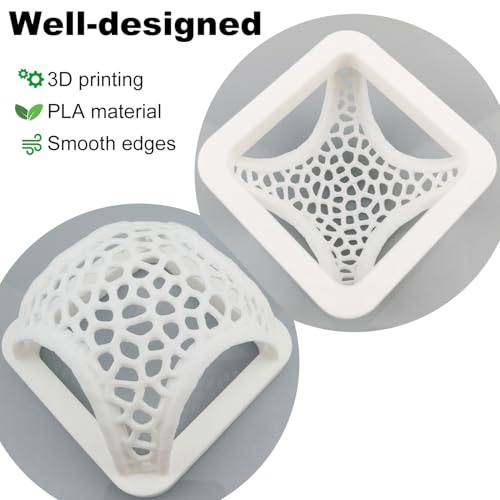 Image of Floating Betta Hammock and Feeding Ring, Aquarium Beta Hideout, Cave, Bed | 3D Printed Betta Fish Toys and Decor for Fish Tank, Resting Spots for Betta Fish, Small, White