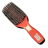 Torino Pro Wave Brush #212-9 Row Soft bristles -100% Pure Boar Bristles - Great for laying down your 360 Waves