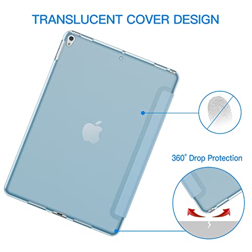 JETech Case for iPad Pro 10.5-Inch and iPad Air 3 (10.5-Inch 2019, 3rd Generation), Smart Cover Auto Wake/Sleep Cover (Light Blue) by JETech - Image 4