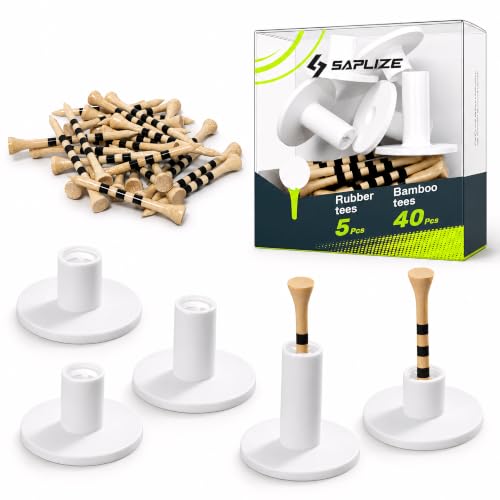 SAPLIZE Golf Mat Tee Set