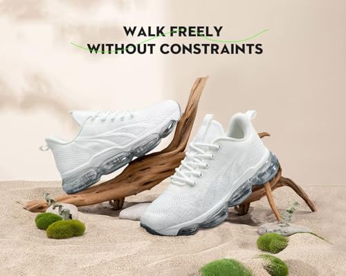 Image of Kapsen Womens Walking Running Shoes Air Cushion Breathable Fashion Tennis Sneakers Mesh Workout Casual Athletic Sports Gym