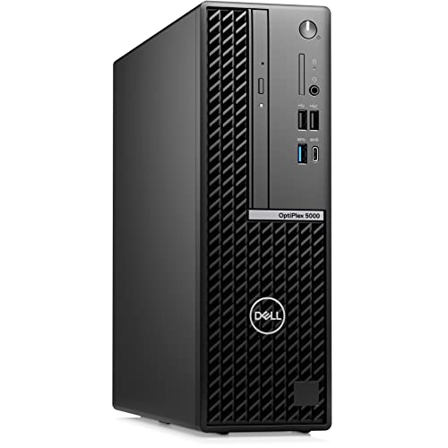 Image of Dell OptiPlex 5000 Desktop Computer - Intel Core i7 12th Gen i7-12700 Dodeca-core (12 Core) 2.10 GHz - 16 GB RAM DDR4 SDRAM - 512 GB M.2 PCI Express NVMe 3.0 x4 SSD - Small Form Factor - Black