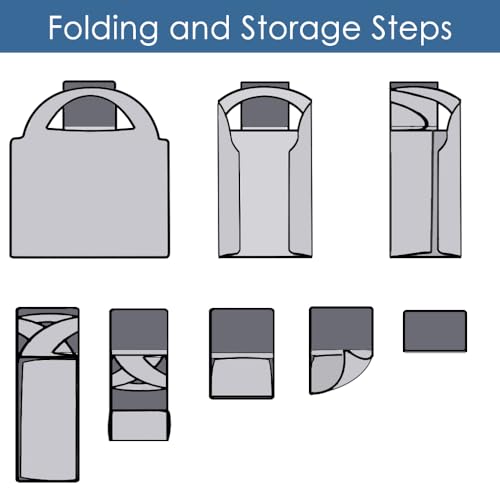 KINGMAS Foldable Tote with Pouch