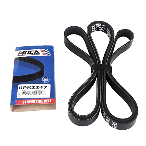 Image of MOCA 6PK2247 EPDM Serpentine Belt Fits for Nissan Sentra 2.5L DOHC 4-Door