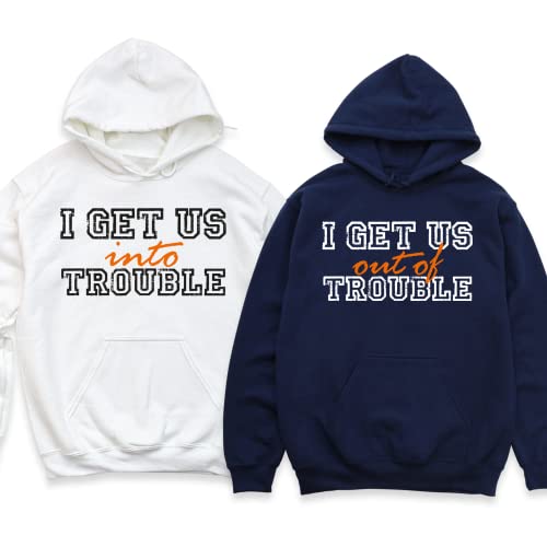 Funny Best Friend Sweatshirt and Hoodie, Matching BFF Couple Tops, Besties Outfits, Valentine's Day Birthday Gifts, Unisex Sizing2