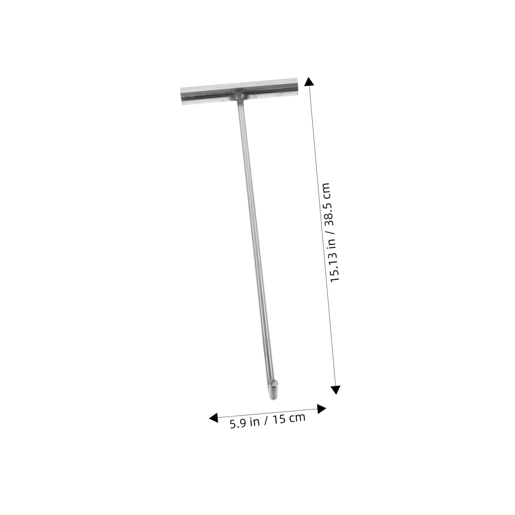 OFFSCH Manhole Opener Hook Stainless Steel t Shape Lifter Roll up Door Safe Pull Tool