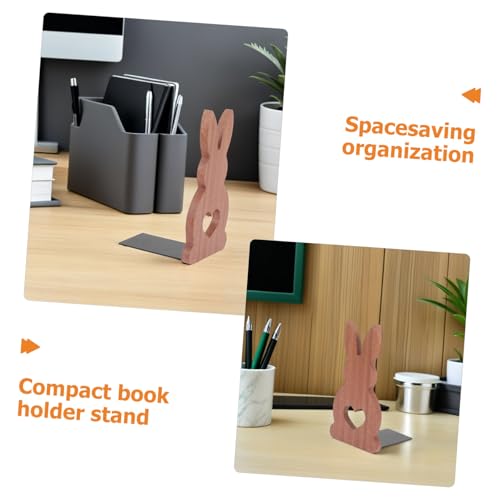 Pupitre de lecture lapin marron pour étagère de la maison