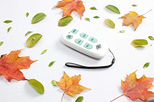 Universal Big Button TV Remote - EasyMote | Backlit, Easy Use, Smart, Learning Television & Cable Box Controller, Perfect for Assisted Living Elderly Care. White TV Remote Control - Thumbnail 7