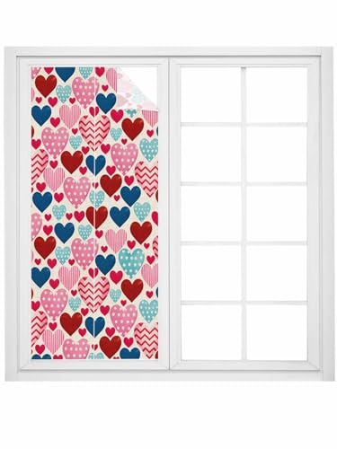 Vinilo decorativo para ventana con diseño vitral 19.6 x 39.3 pulgadas miniatura 2