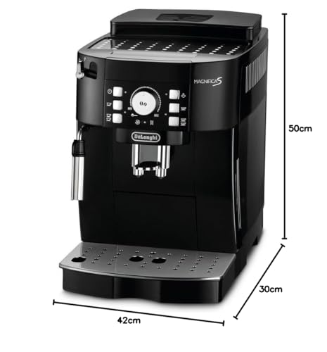 De'longhi Magnifica Ecam 21.110.B Machine À Café Automatique Avec Buse Vapeur Cappuccino 15 Bar Avec Des Touches D' - vue 7