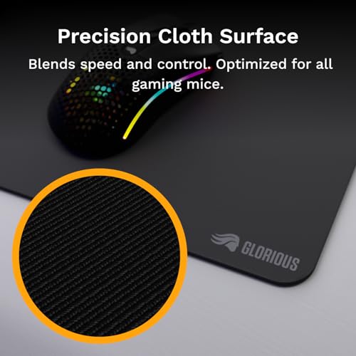 Image of GLORIOUS Gaming Mouse Pad GMP 2 - LE - Spill-Proof Mouse Pad, Optimised for All Gaming Sensors, Balanced Surface for Speed & Control, Edgeless Design - 915mm x 280mm x 3mm - Large Extended Desk Mat
