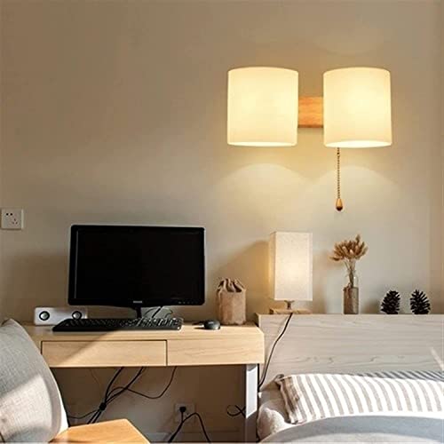 Lámpara de techo LED para comedor que transforma tu cena con madera y cristal 3