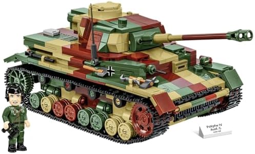 COBI Historical Collection WWII PzKpfw IV AUSF. G Tank, Grau Oder Silber