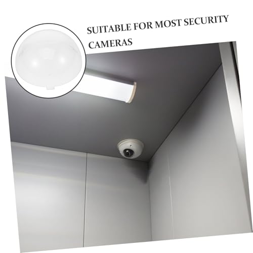 Cubierta para cámara de seguridad SEWACC exterior transparente de plástico resistente 7