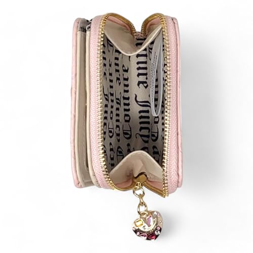 Juicy Couture Women's Glitz Out Wallet Collection (Small Zip Around, Liquorice)4