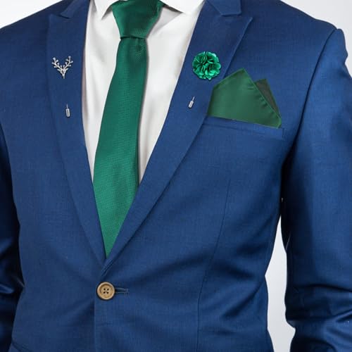 Set de corbata y pañuelo para hombre 5 piezas miniatura 5