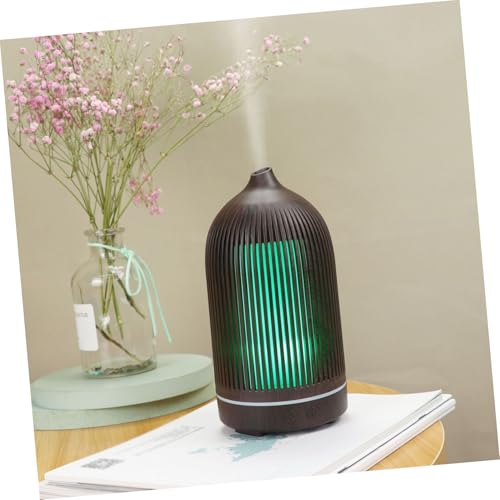Diffuseur d'aromathérapie USB VALICLUD humidificateur bureau bois foncé - 7