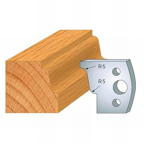 Leman - Fers de Toupie - Hauteur 40 mm - Epaisseur 4 mm - 2 trous diamètre 6 mm entraxe 24 mm