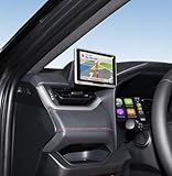KUDA Handyhalterung passend für Toyota RAV4 ab 2019 - Telefonkonsole für Smartphones, Handy, Navi und mehr - Kunstlederkonsole, Schwarz, 7795