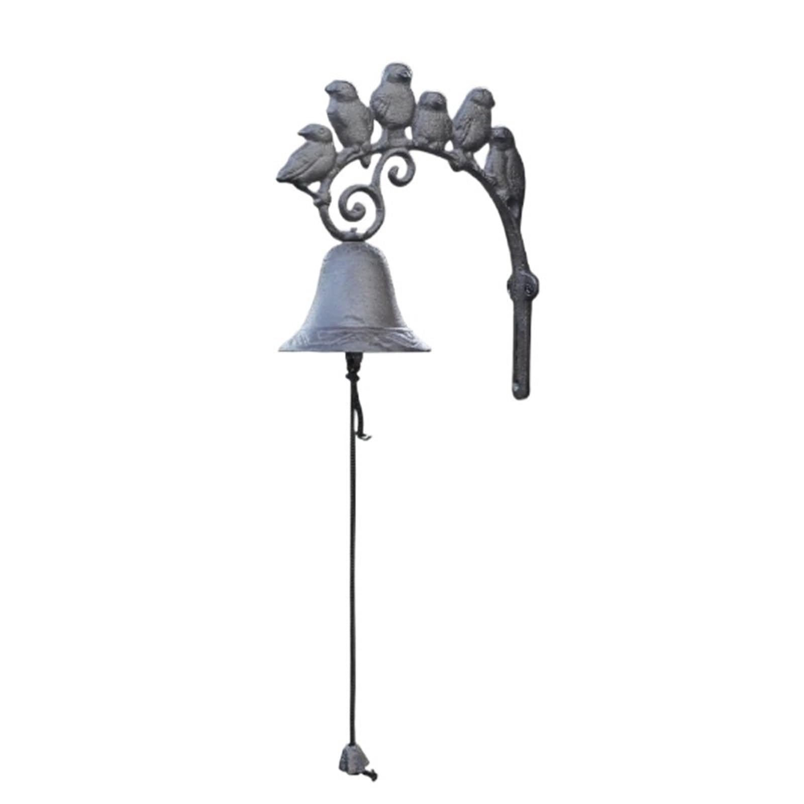 Cast Iron Bell Welcome Doorbell Door Chime Vintage for Home Decor Unique House