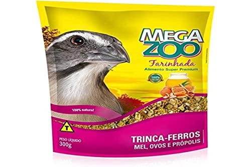 Megazoo Ração Megazoo Farinhada Trinca Ferro Mel Ovo Propol 300G