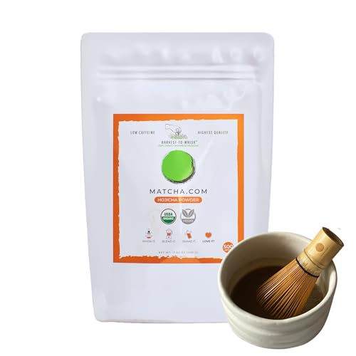 Hojicha Tea Powder - Organic Roasted Hojicha by Matcha Kari - Authentic Japanese Green Tea, Rich...