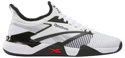 Reebok Zapatillas Unisex Nano Court, Black White Energy Red, 42.5 EU