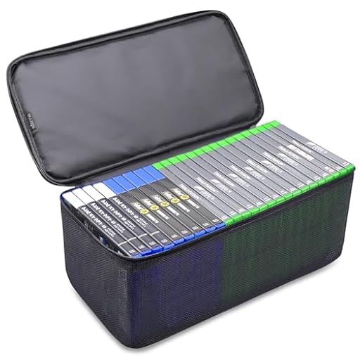 sisma Estuche para organizar 23-27 Discos de Juego Bolsa de Viaje Compatible con Juegos Xbox PS5 PS4 | Ya disponible en tu tienda friki favorita! En mundofriki.es!