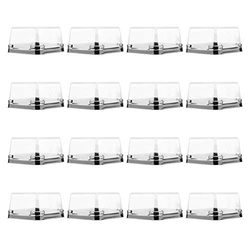 DOITOOL 100pcs Pastry Boxes for Biscuits Cake Wrapping Box Food Containers Dessert Carrier Lightweight and Oil-proof