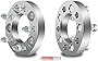 ECCPP 2X Replacement 5x4.75 to 5x4.75 Wheel Spacers 1 inch (25mm) 5 Lug 12x1.5 Studs fit for Corvette for Camaro S10 for S15 for Jimmy for Cadillac for XLR