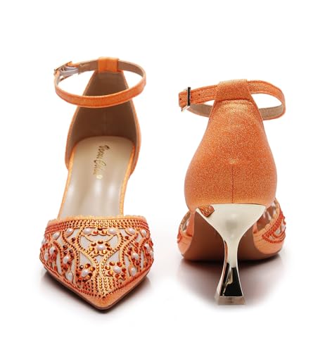 VenusCelia Women's Shining Lady Slingback Pump Shoe4